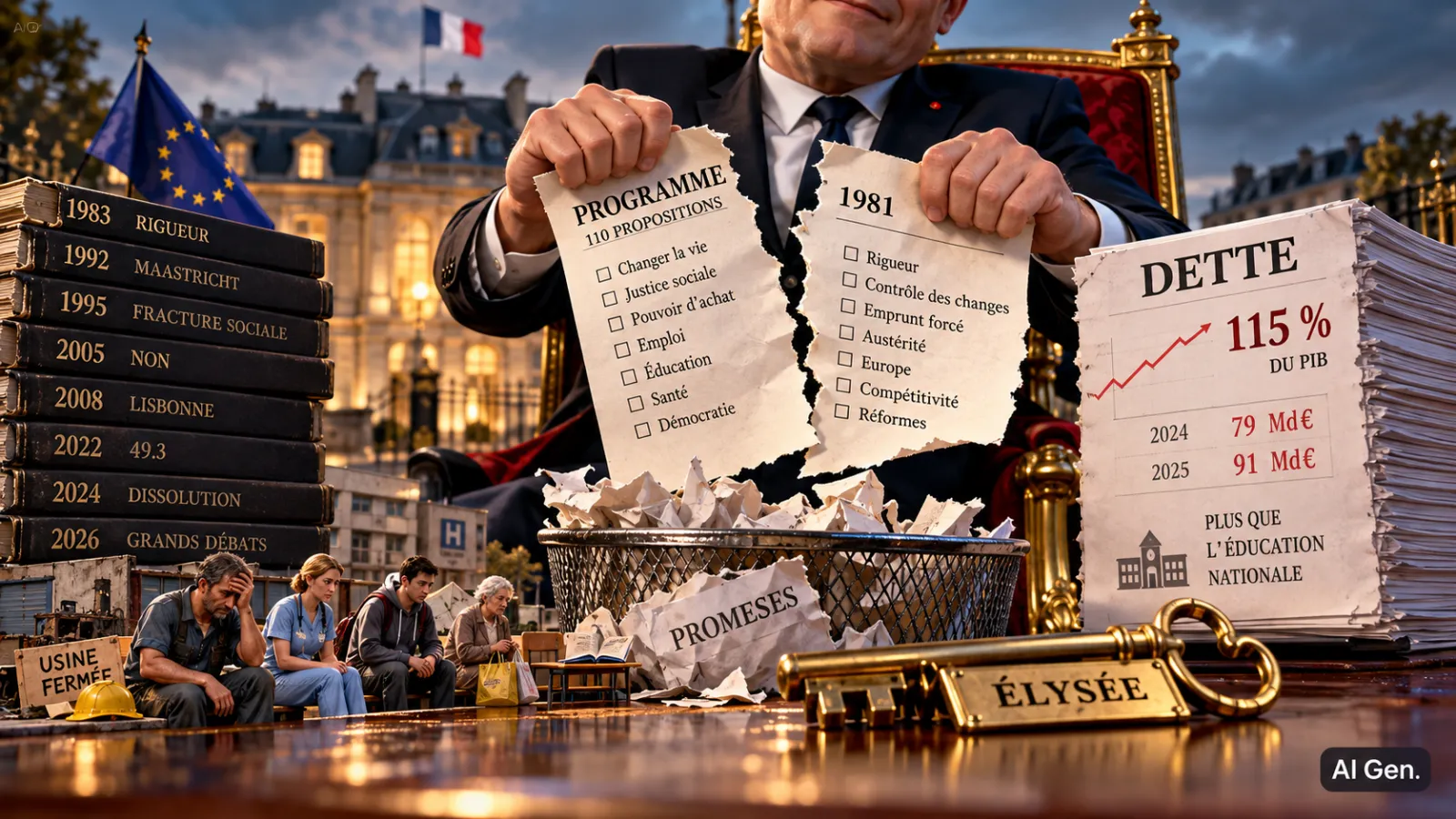 Depuis 1983, le pouvoir ignore ce que vote la France