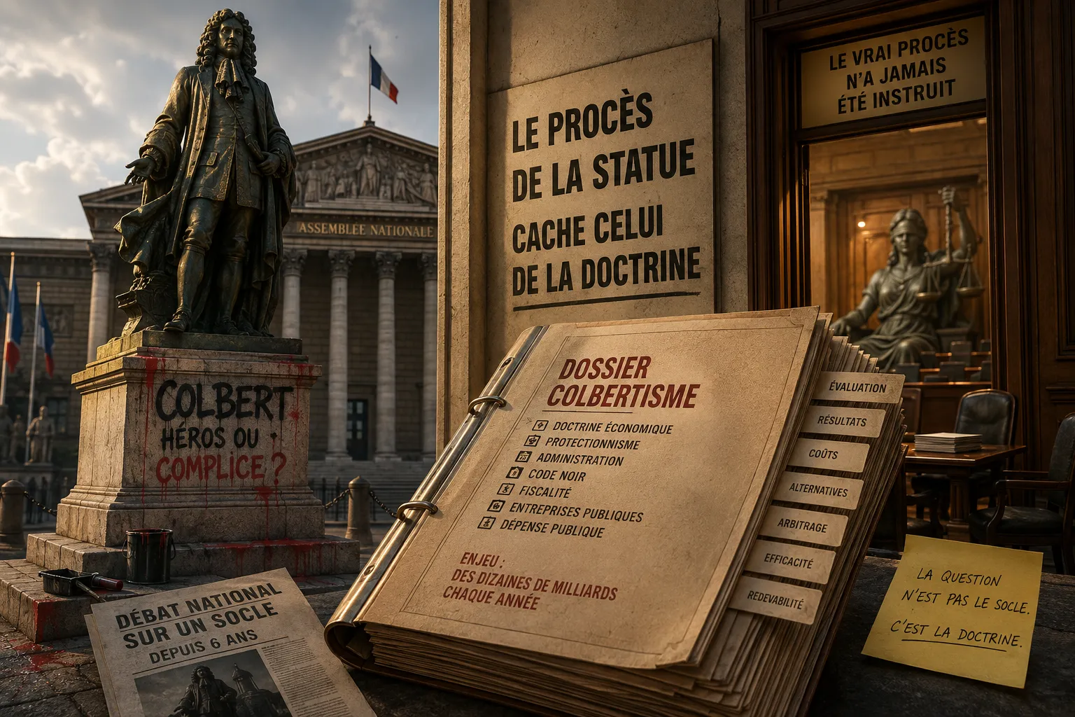 Colbert : le procès de la statue cache celui de la doctrine