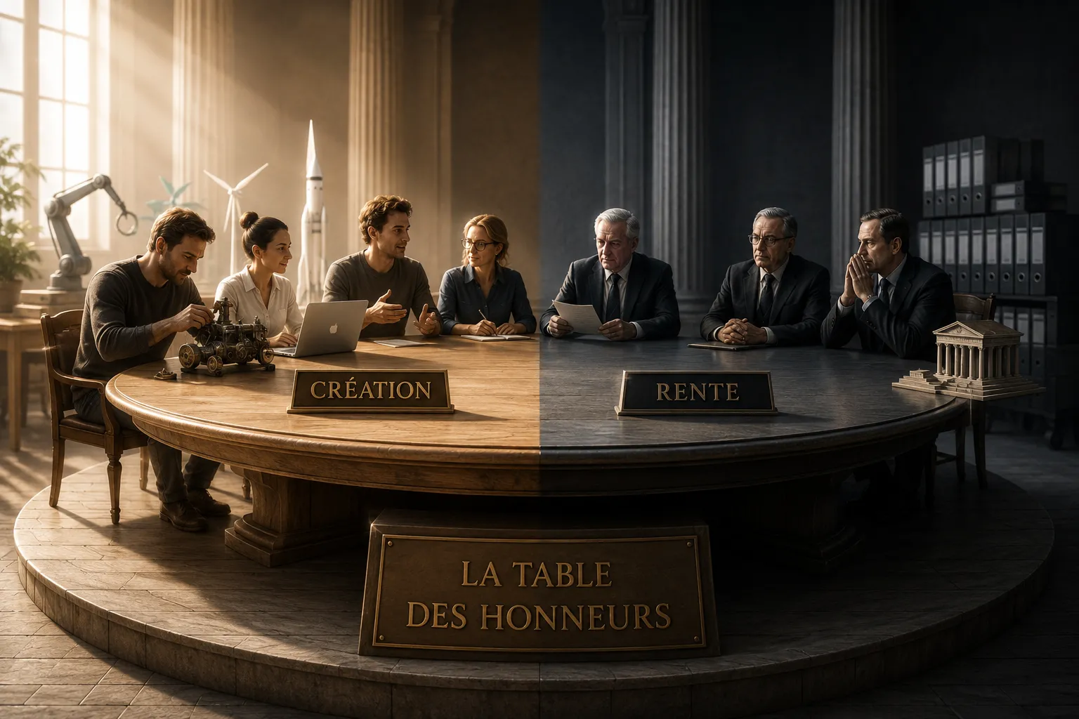 La table des honneurs