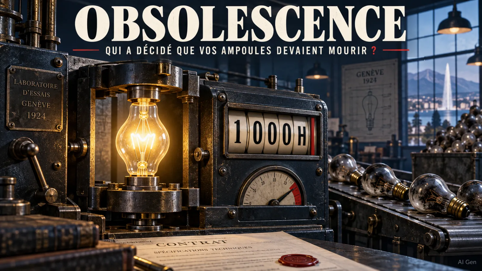 Obsolescence : ampoules devaient mourir ?
