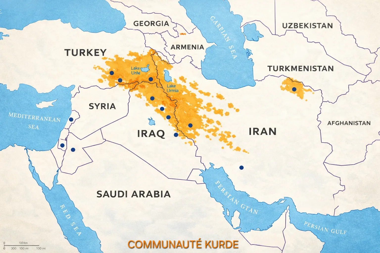 Moyen-Orient : une carte, des frontières, mille réalités..