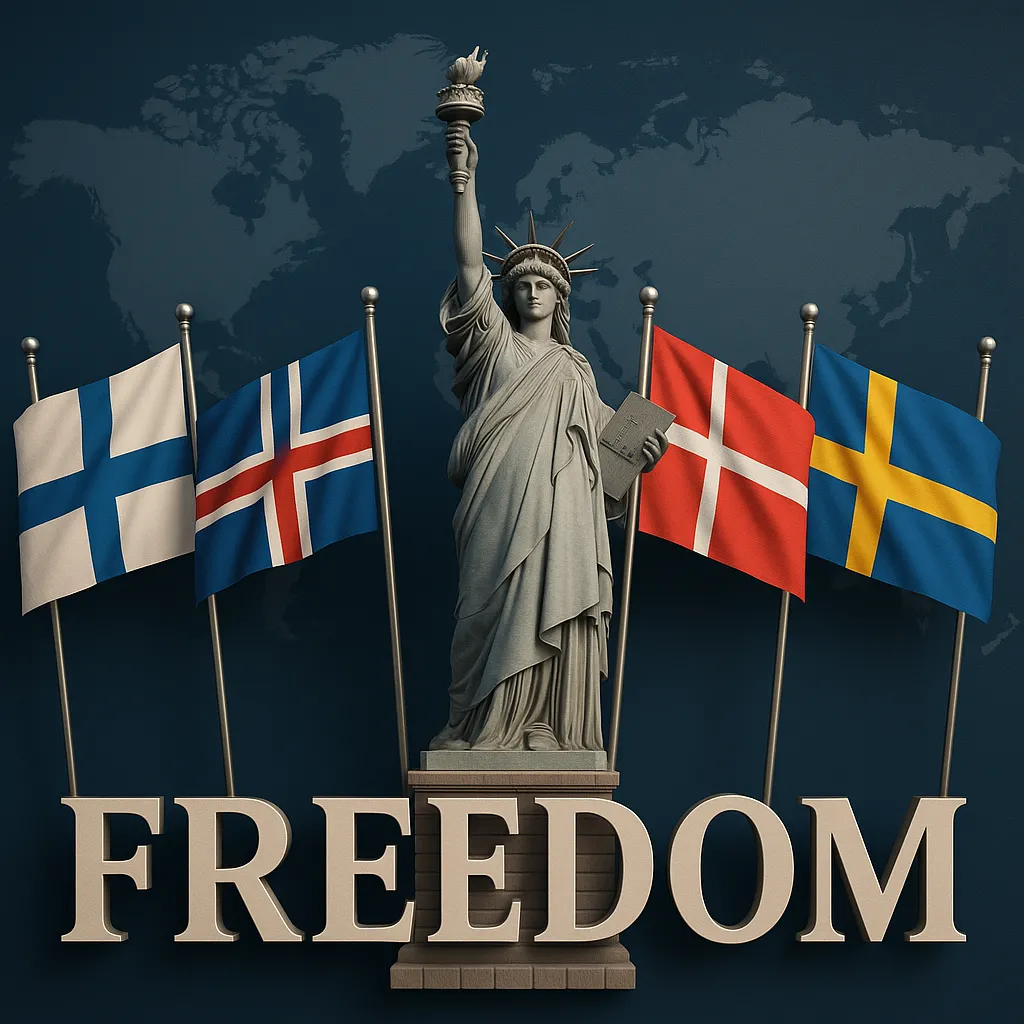Scandinavia embraces freedom