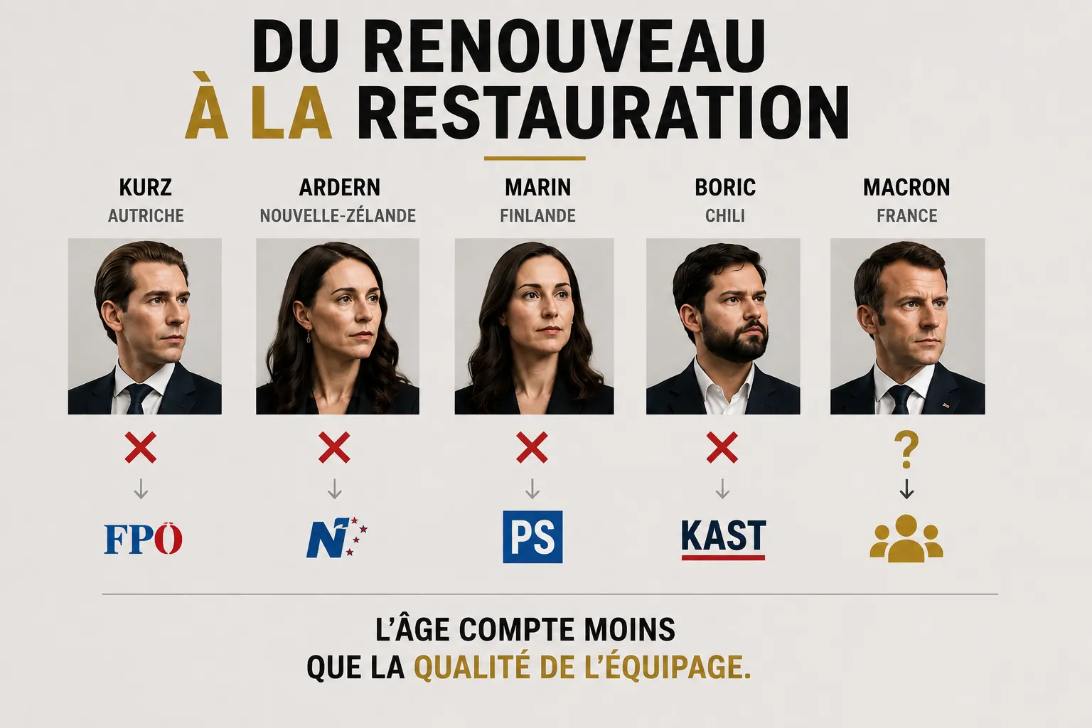 Pouvoir : peut-on diriger la France à 40 ans ?
