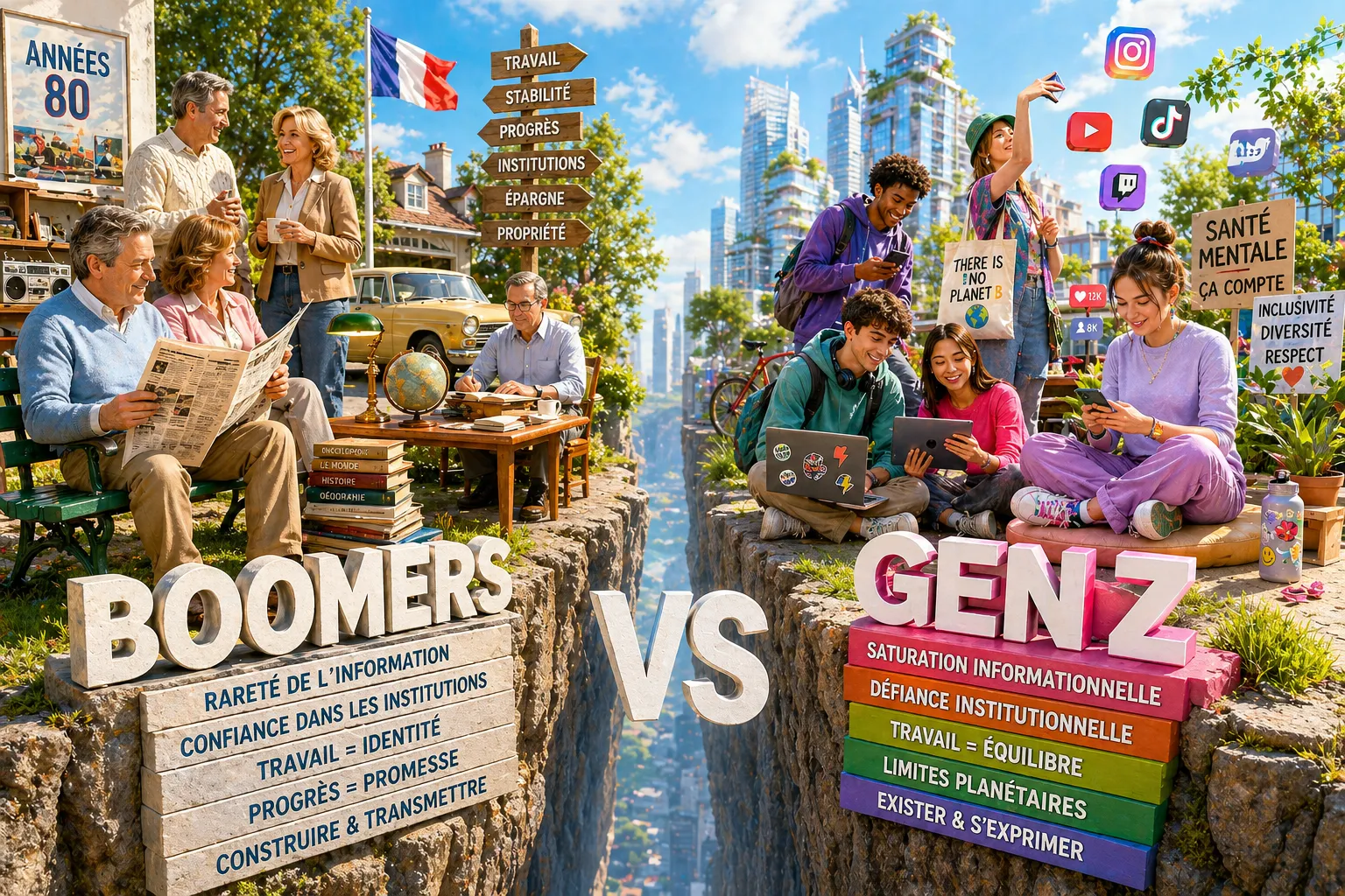 Boomers vs Gen Z : ce qui les distingue (vraiment