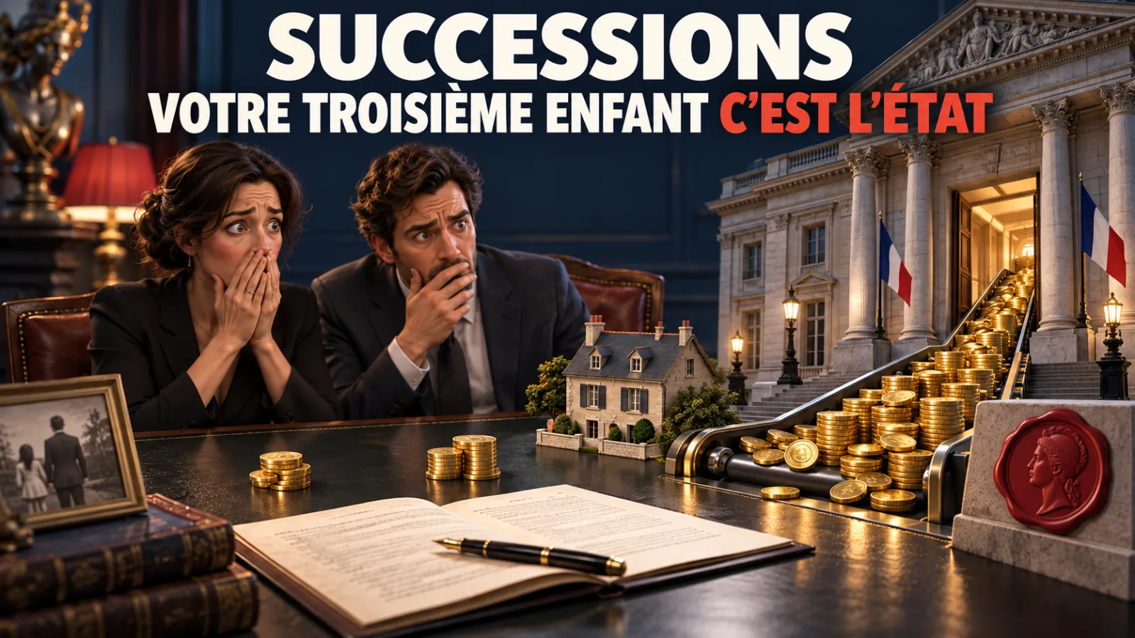 Successions : l’État français sera votre troisième enfant