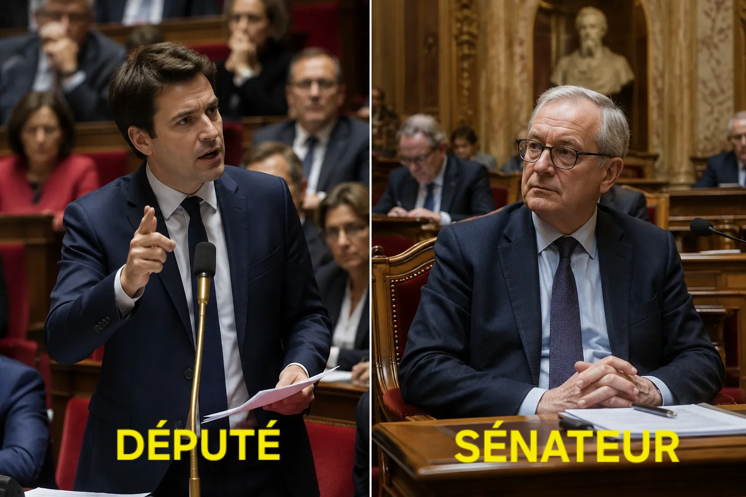 Député vs sénateur