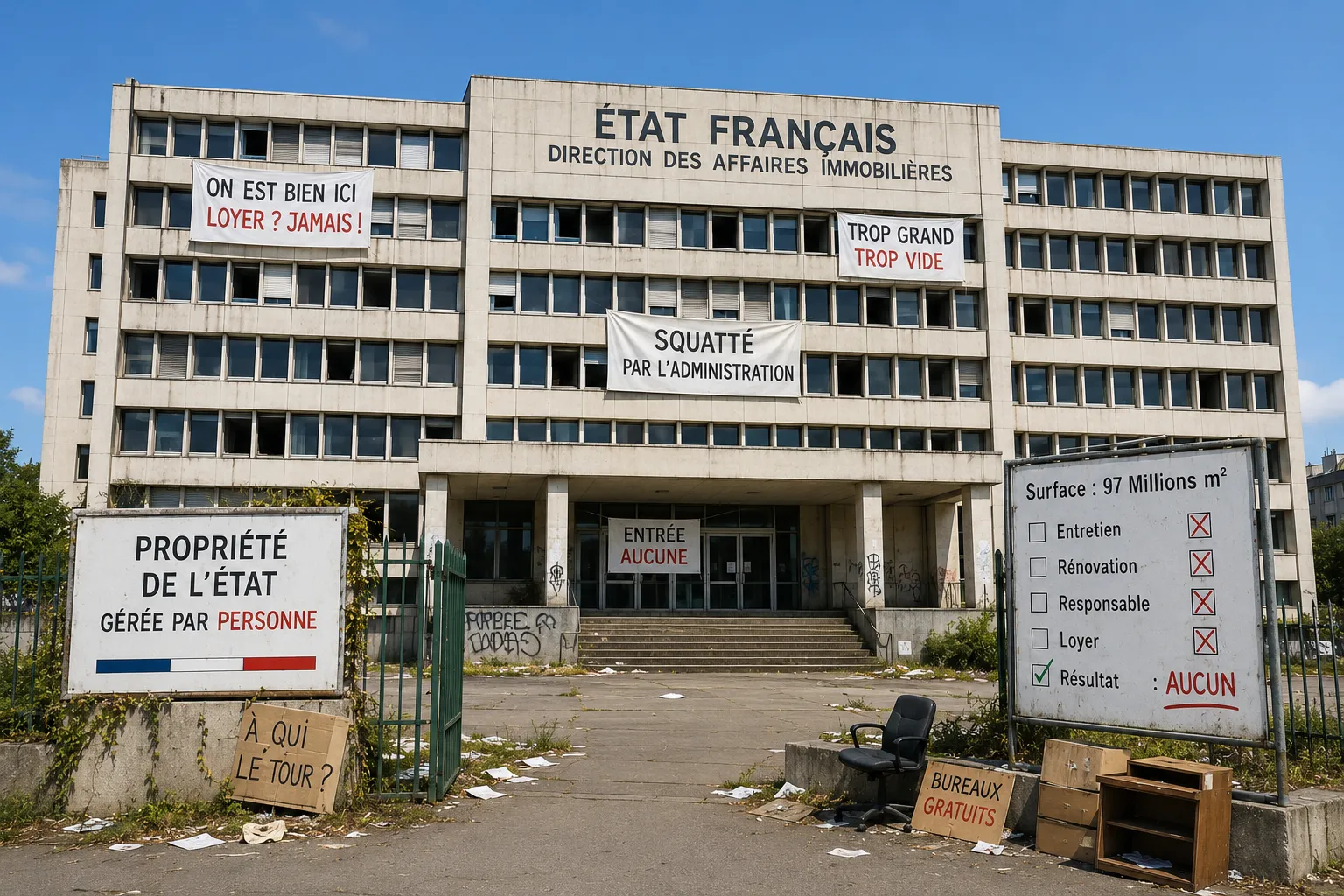 Quand la propriété est publique, le propriétaire ne sait pas gérer son bien.