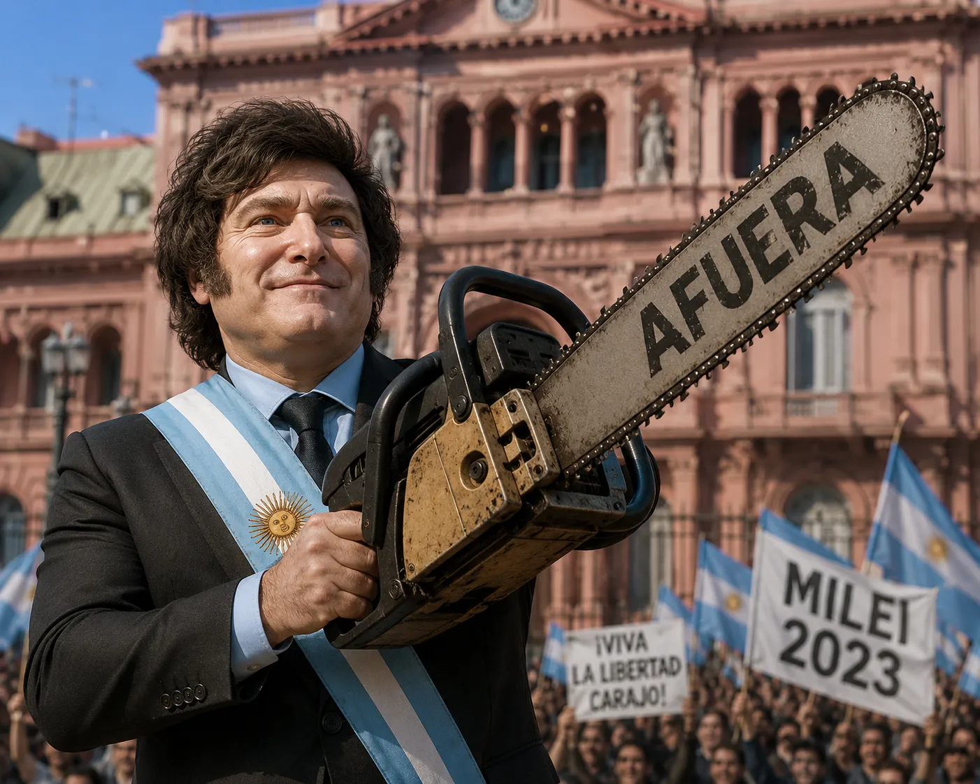 Milei : la tronçonneuse en action