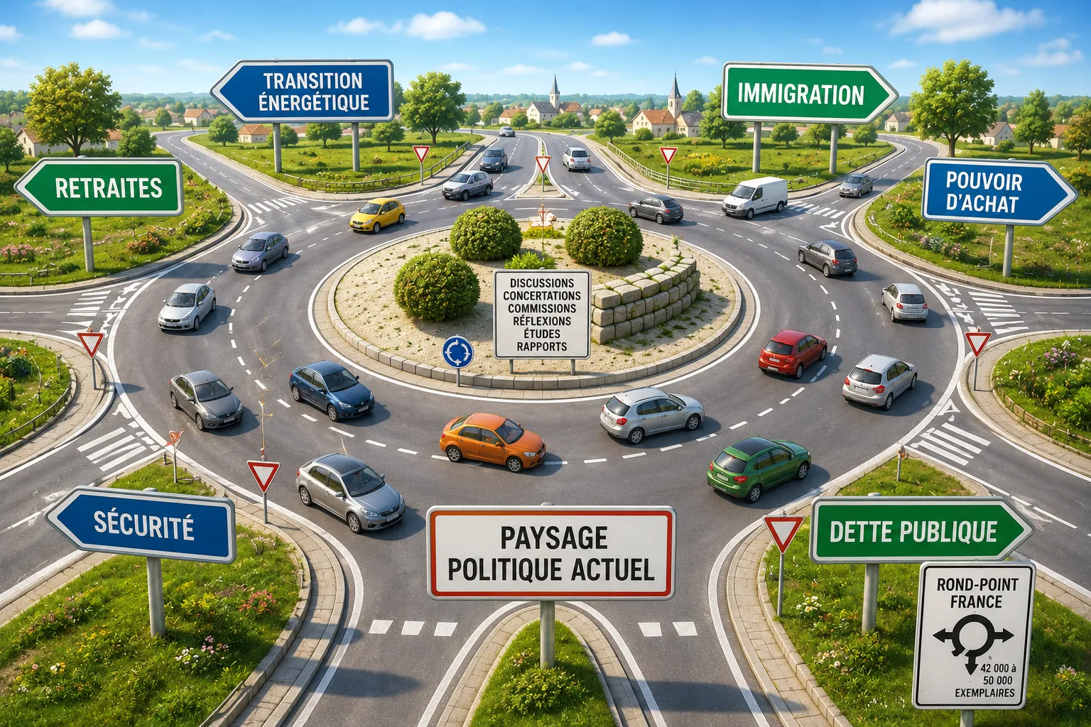 France : le rond point est notre destin (humour)
