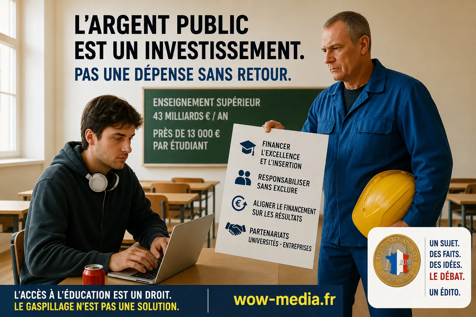 L’université gratuite pour tous : droit sacré ou gaspillage d’État ?