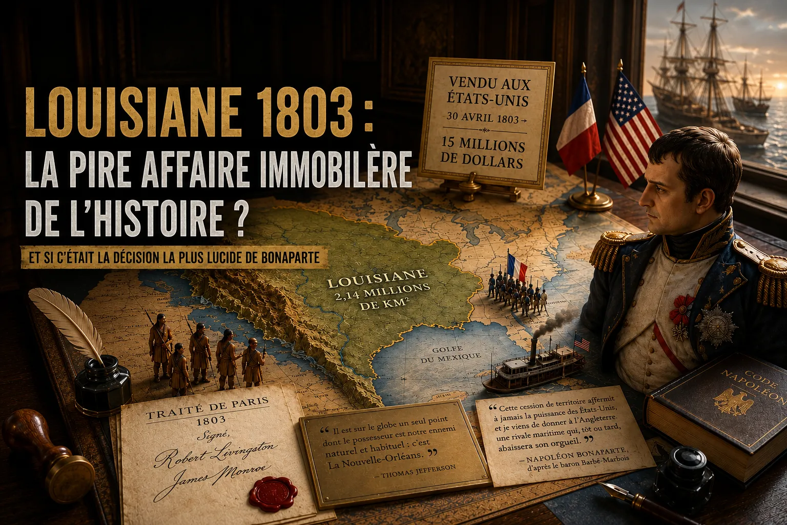 Louisiane : Bonaparte a-t-il bradé un continent ?