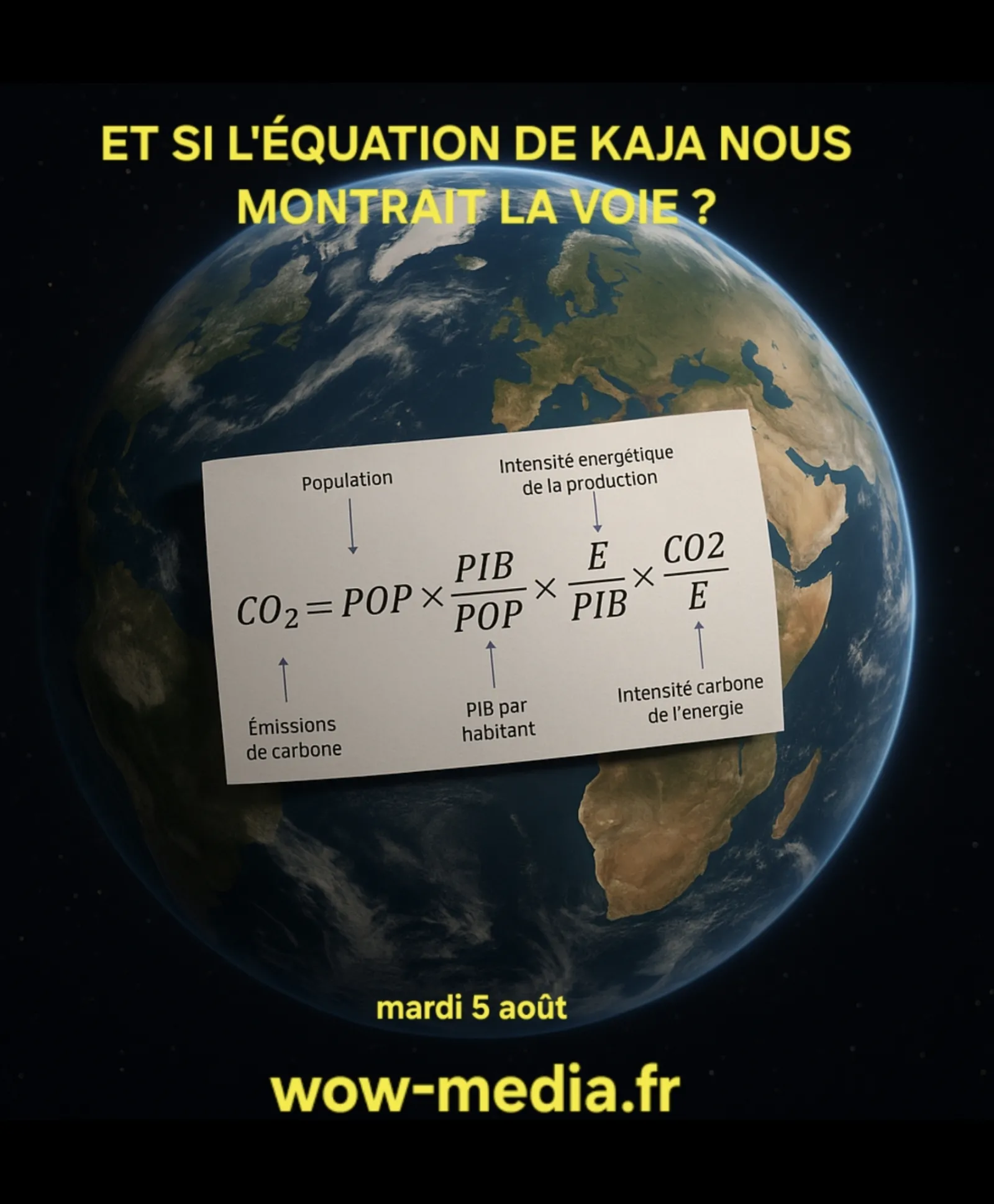 The Kaya equation