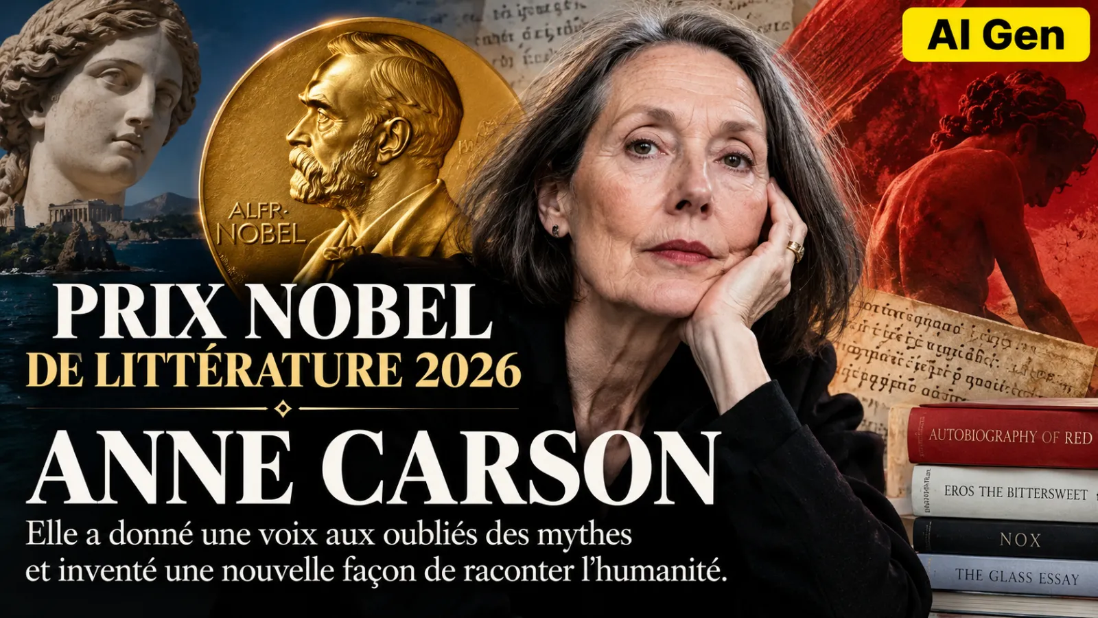 Nobel : Anne Carson et ses miettes de poèmes