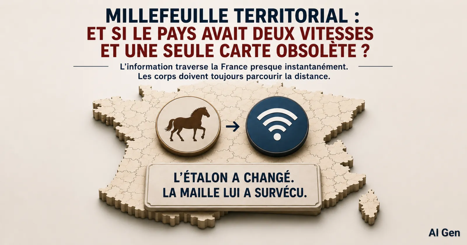 Millefeuille territorial : deux vitesses, une seule carte obsolète