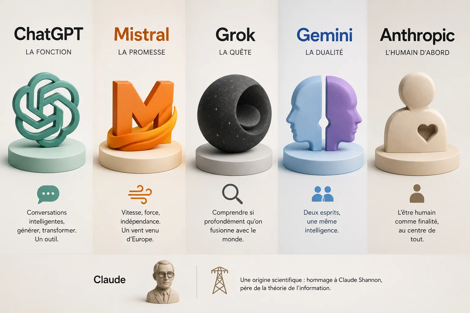 Les noms des IA en disent long