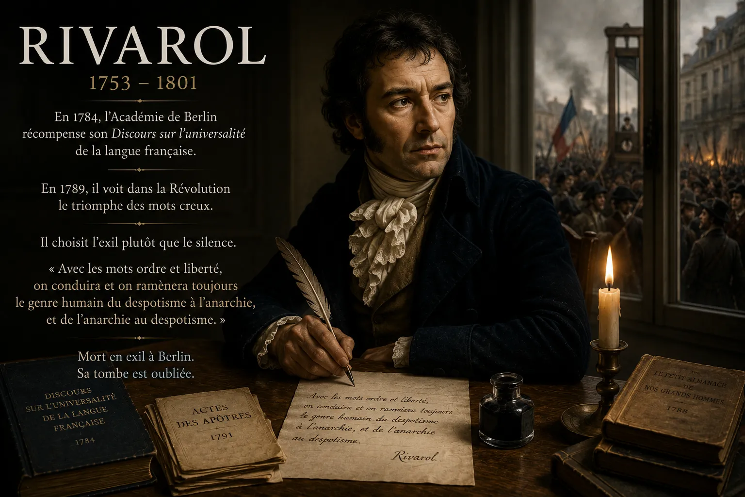 1789 : Rivarol le lucide