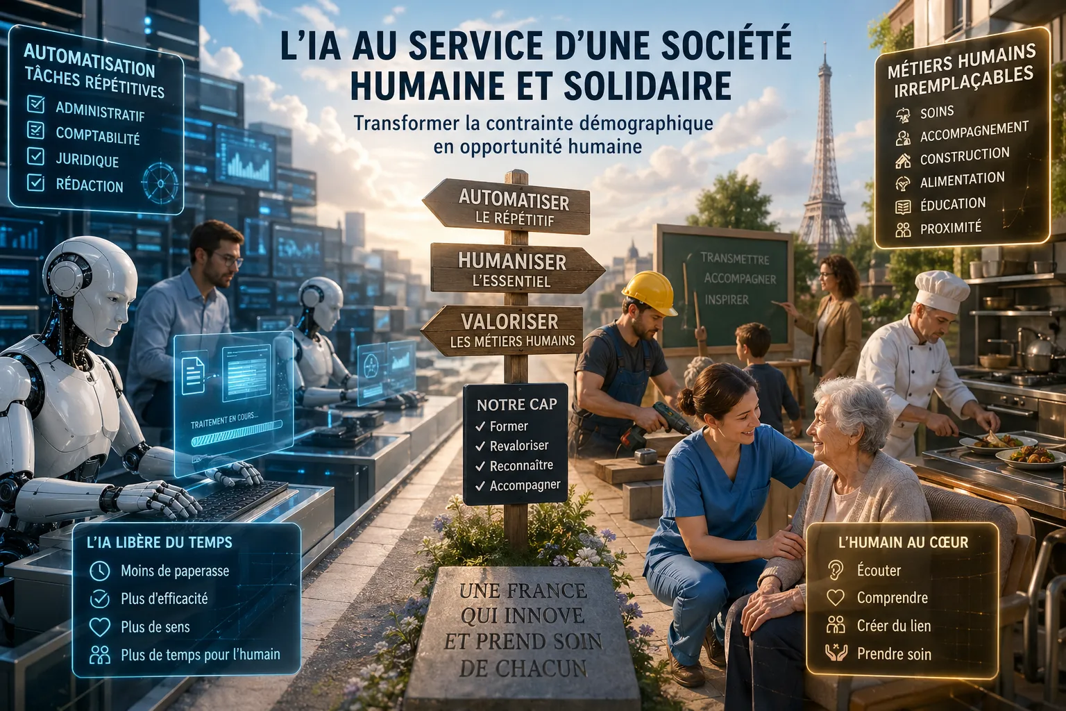 L’IA, improbable alliée d’une France vieillissante
