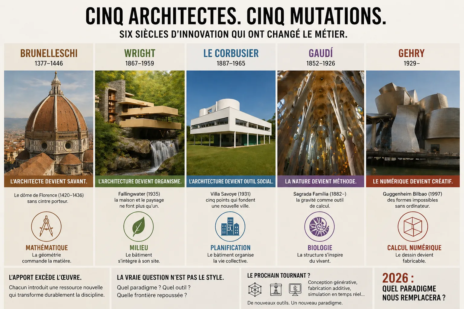 Architectes de légende