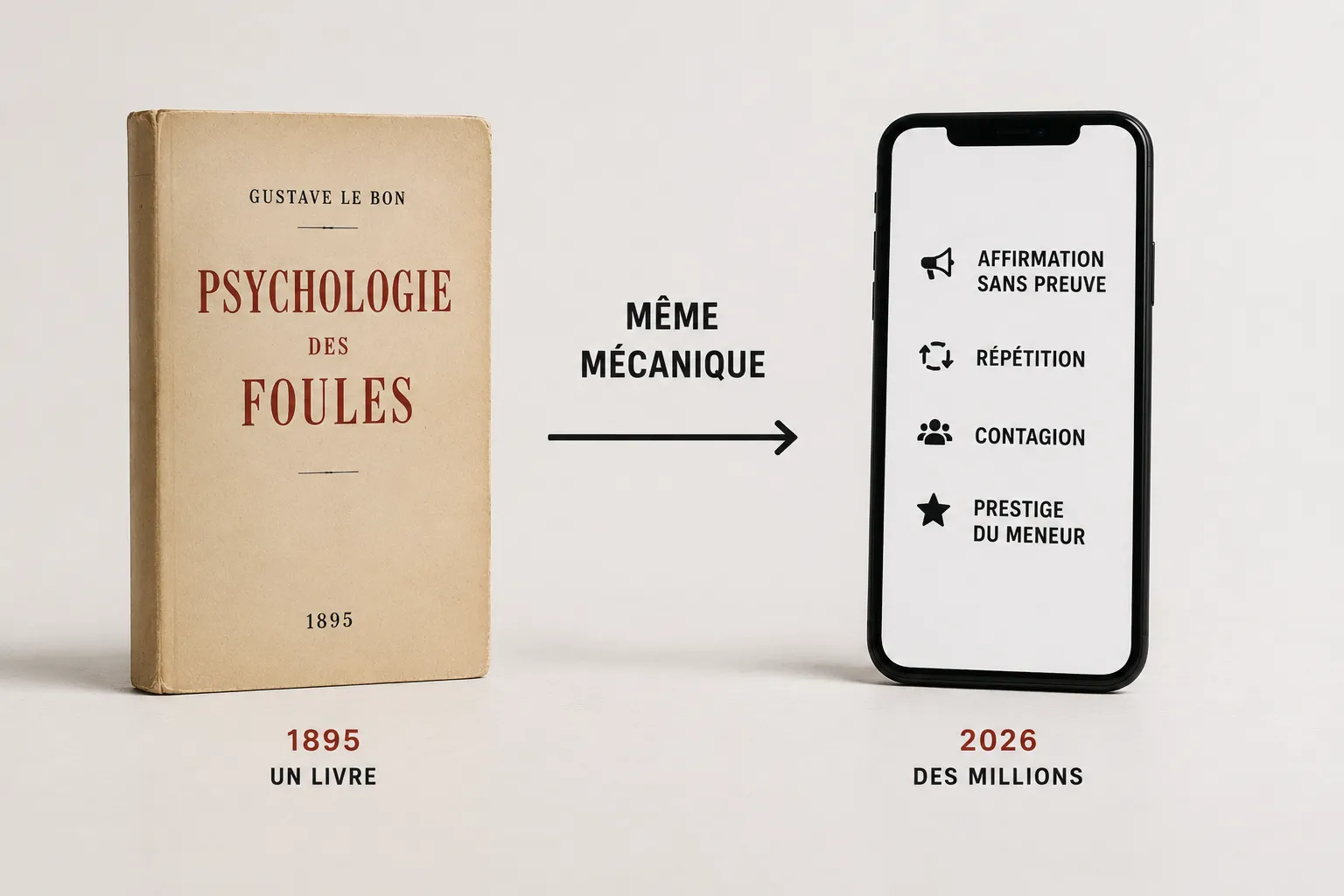 Gustave le Bon : son livre est devenu mode d’emploi