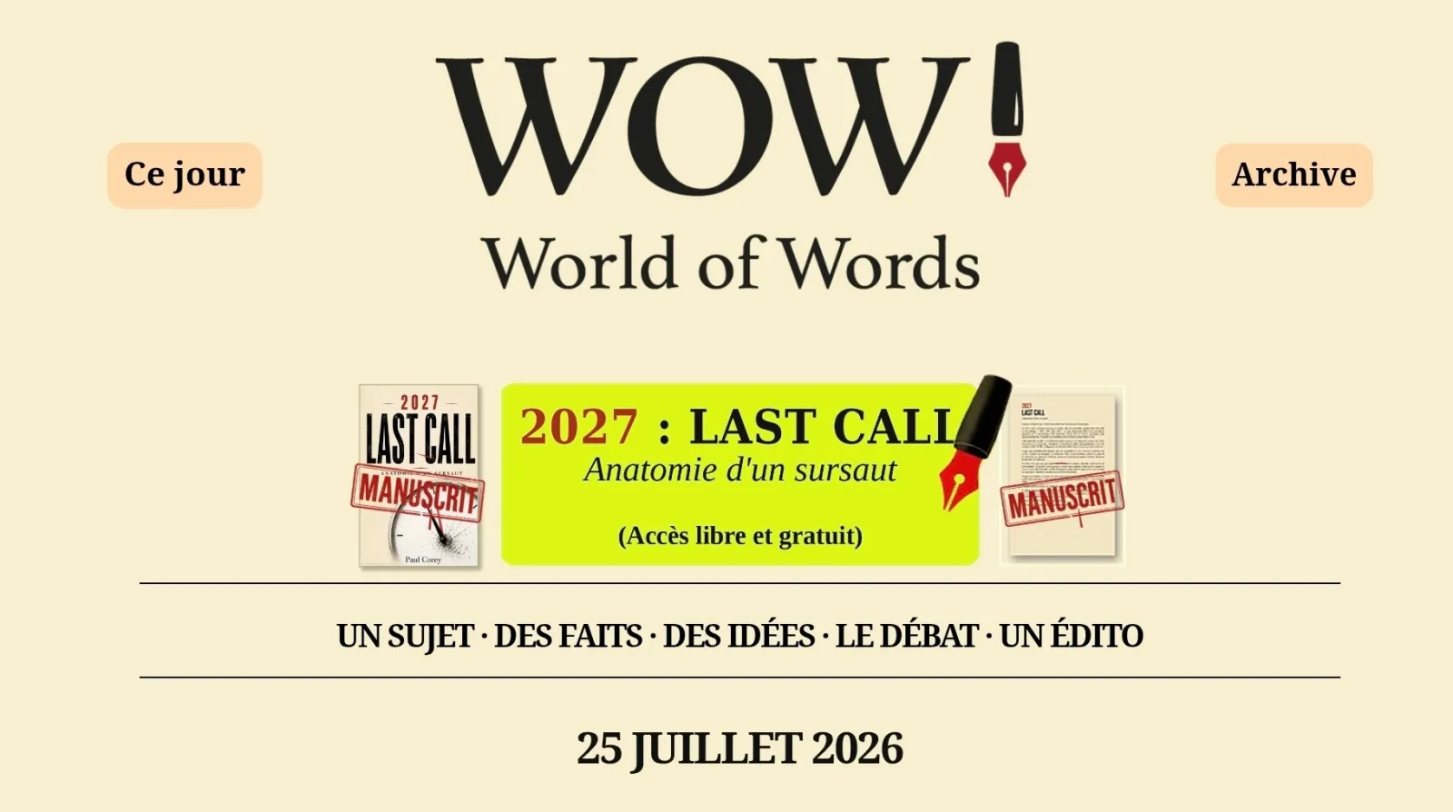 Manuscrit en accès libre