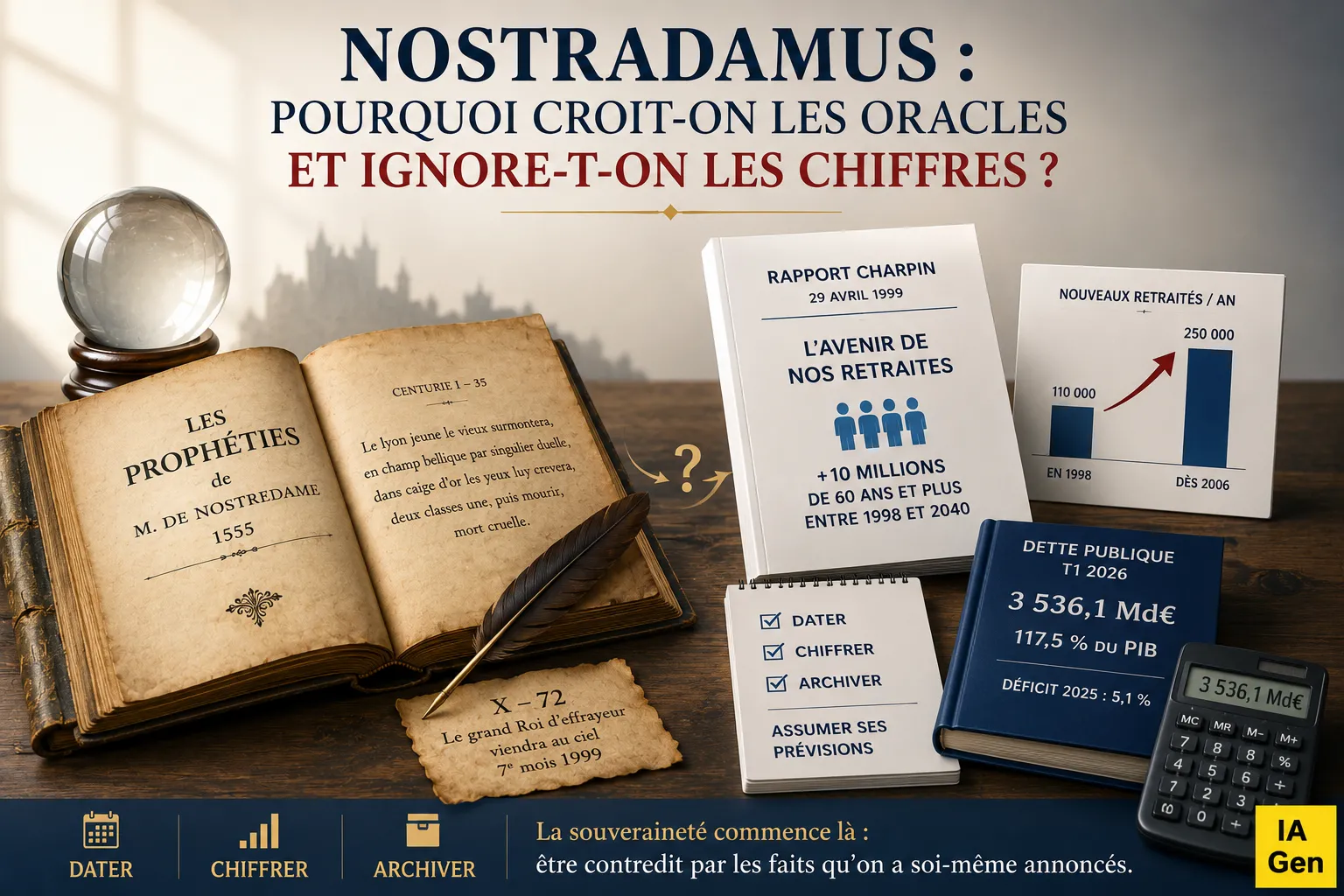 Nostradamus : pourquoi croit-on les oracles et ignore-t-on les chiffres ?