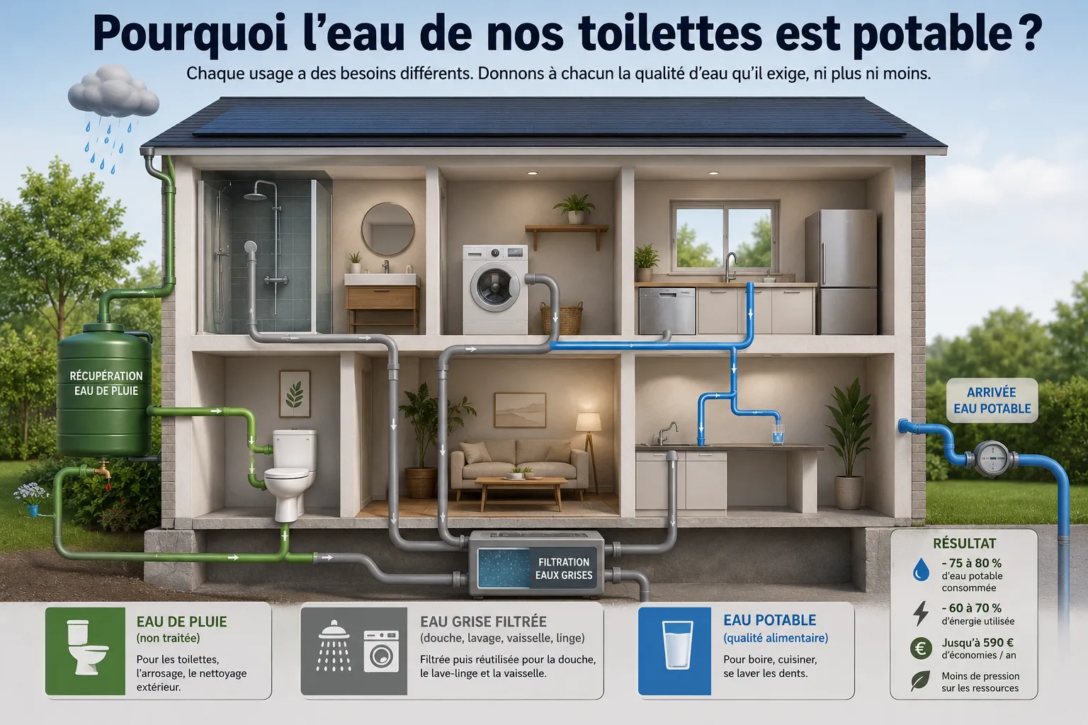 Eau domestique et sobriété