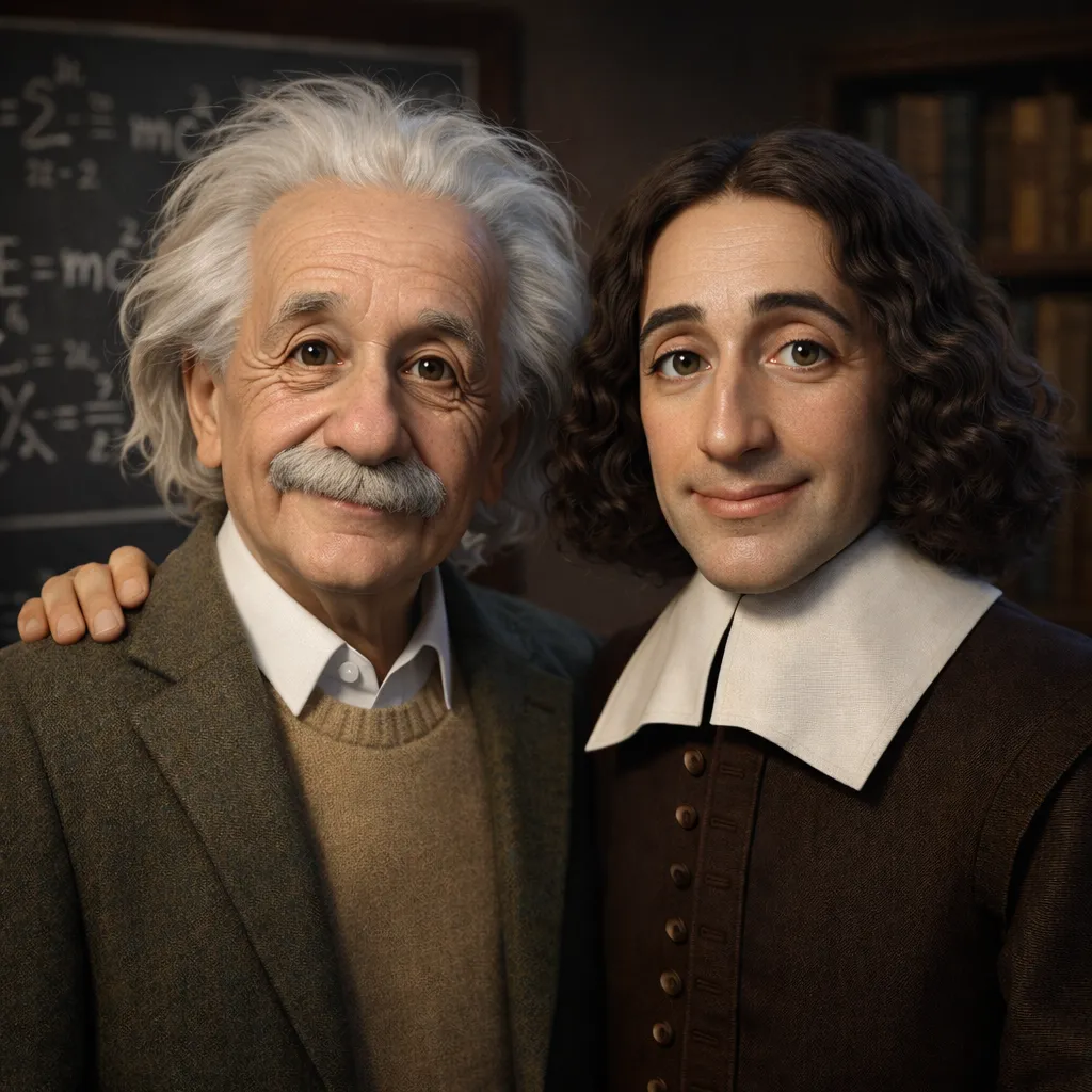 Spinoza and einstein : the same world