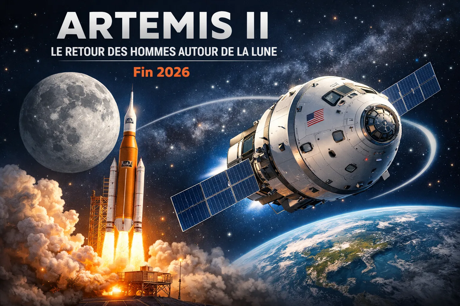 Artemis II : le retour des hommes autour de la Lune