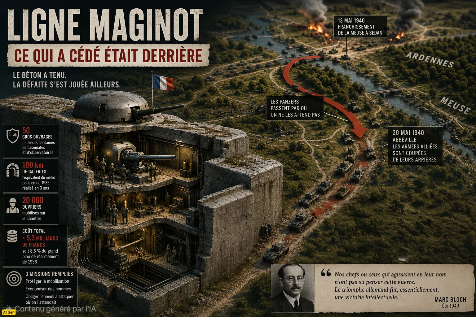Ligne Maginot : le mur a tenu, pas les hypothèses