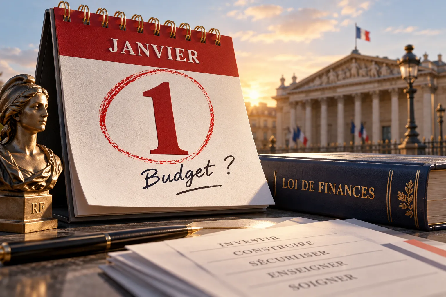 Chaque 1ER janvier, la France doit avoir un budget