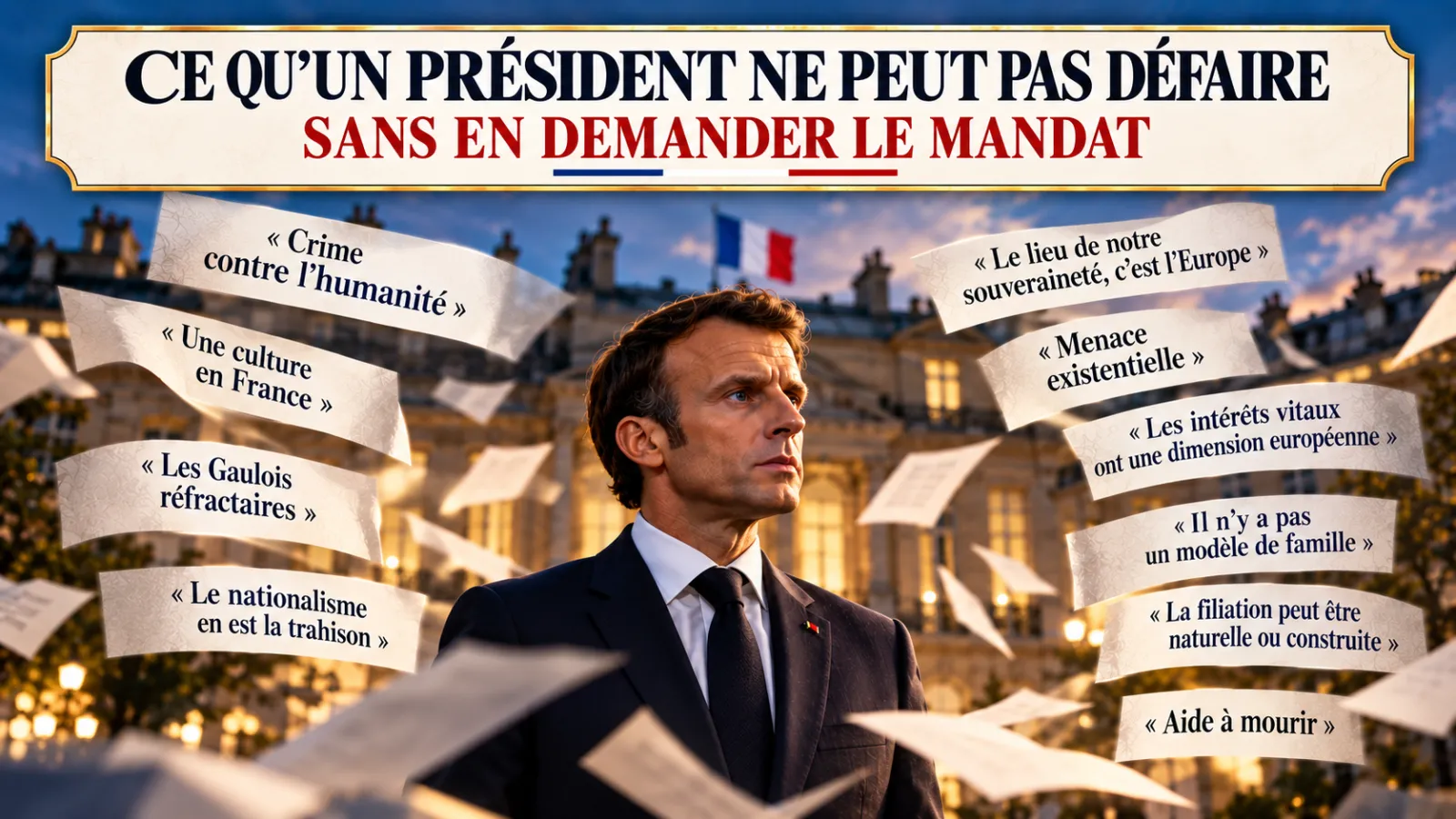 Macron : les petites phrases qui n’en sont pas