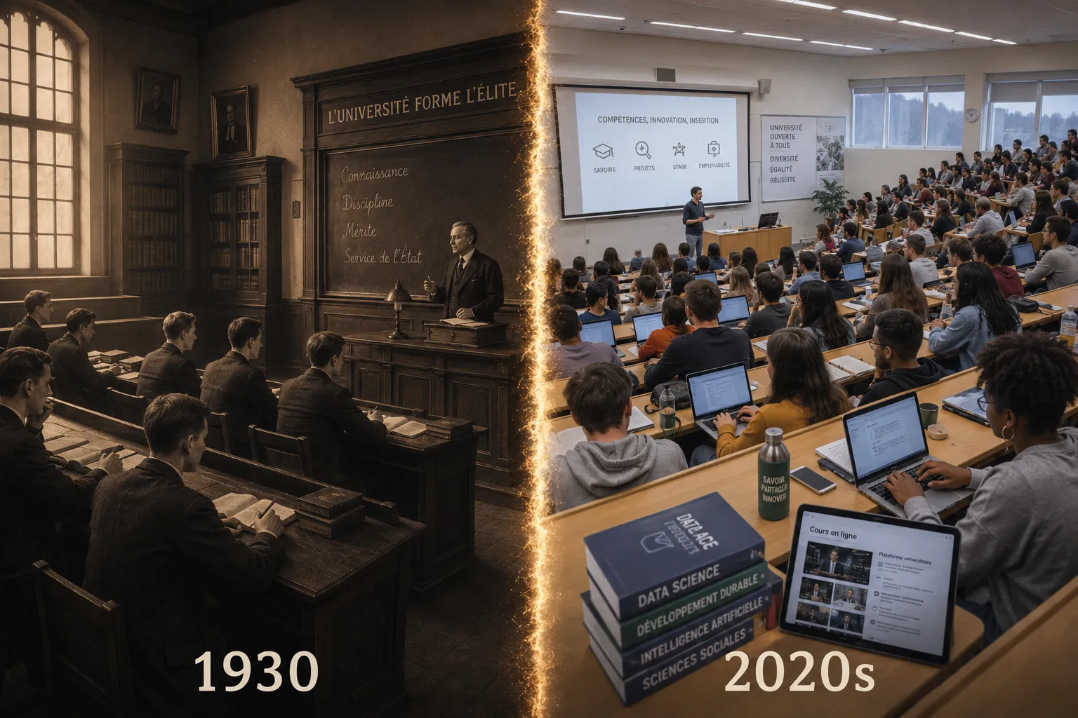 UNIVERSITÉ : Ce qui a changé